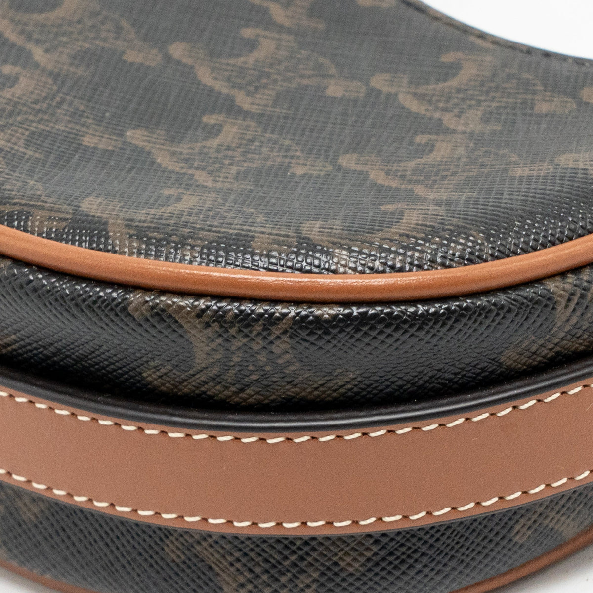 Celine Mini Ava Bag Triomphe Canvas/Leather Tan GHW