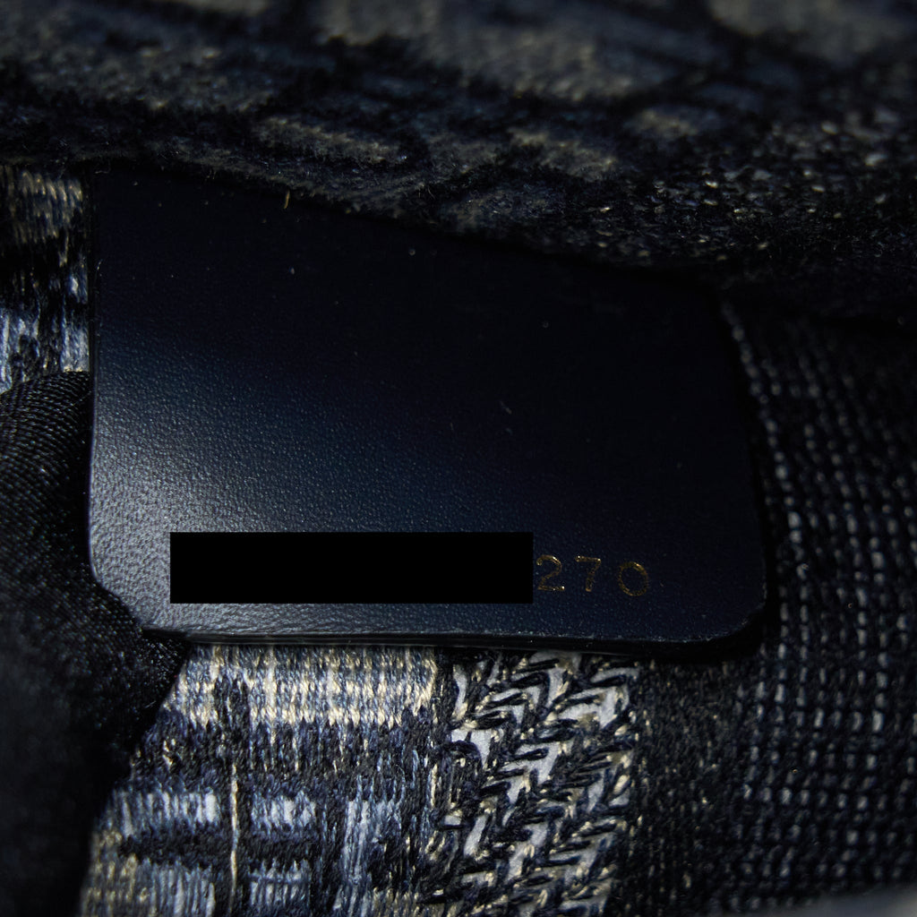 DIOR MINI BOOK TOTE BLUE OBLIQUE EMBRIODERY