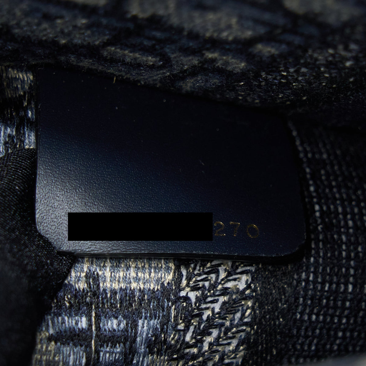 DIOR MINI BOOK TOTE BLUE OBLIQUE EMBRIODERY