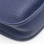 HERMES MINI EVELYNE CLEMENCE BLUE GHW