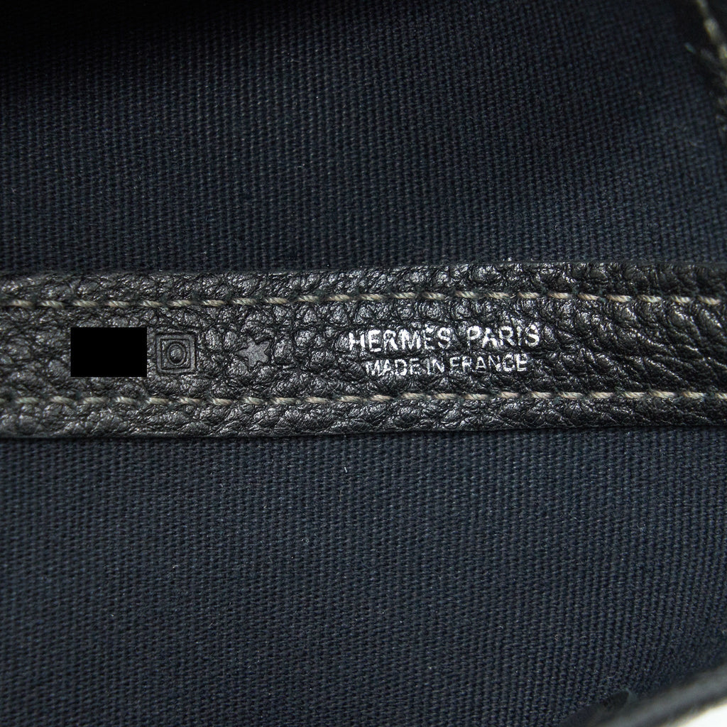 Hermes Garden Party 36 Black SHW