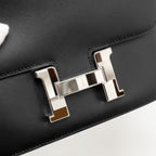 Hermes Mini Constance Studio Disco Limited Monsieur Leather Black SHW