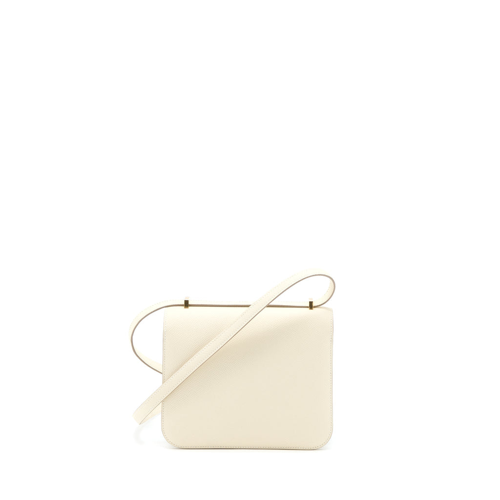 Hermes Mini Constance Epsom Craie GHW (New Version)