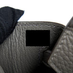 HERMES BIRKIN 25 TOGO GRIS MEYER SHW