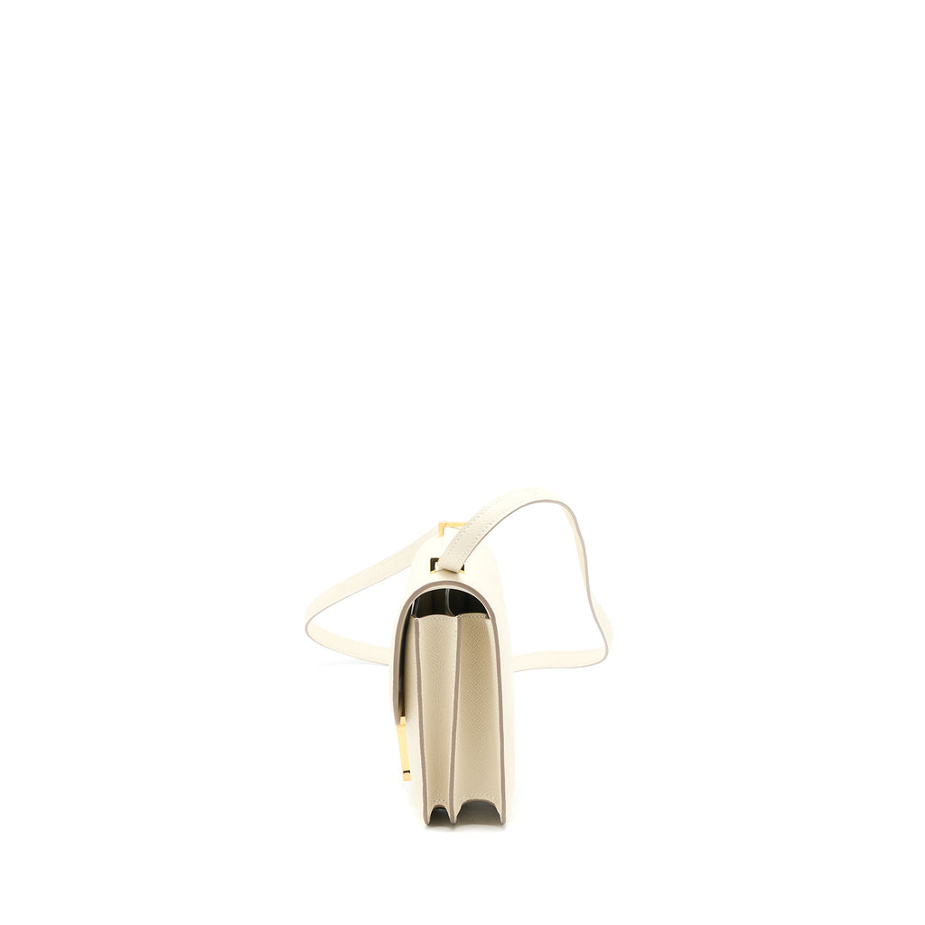 Hermes Mini Constance Epsom Craie GHW (New Version)