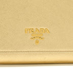 PRADA MINI WALLET ON CHAIN GOLD GHW