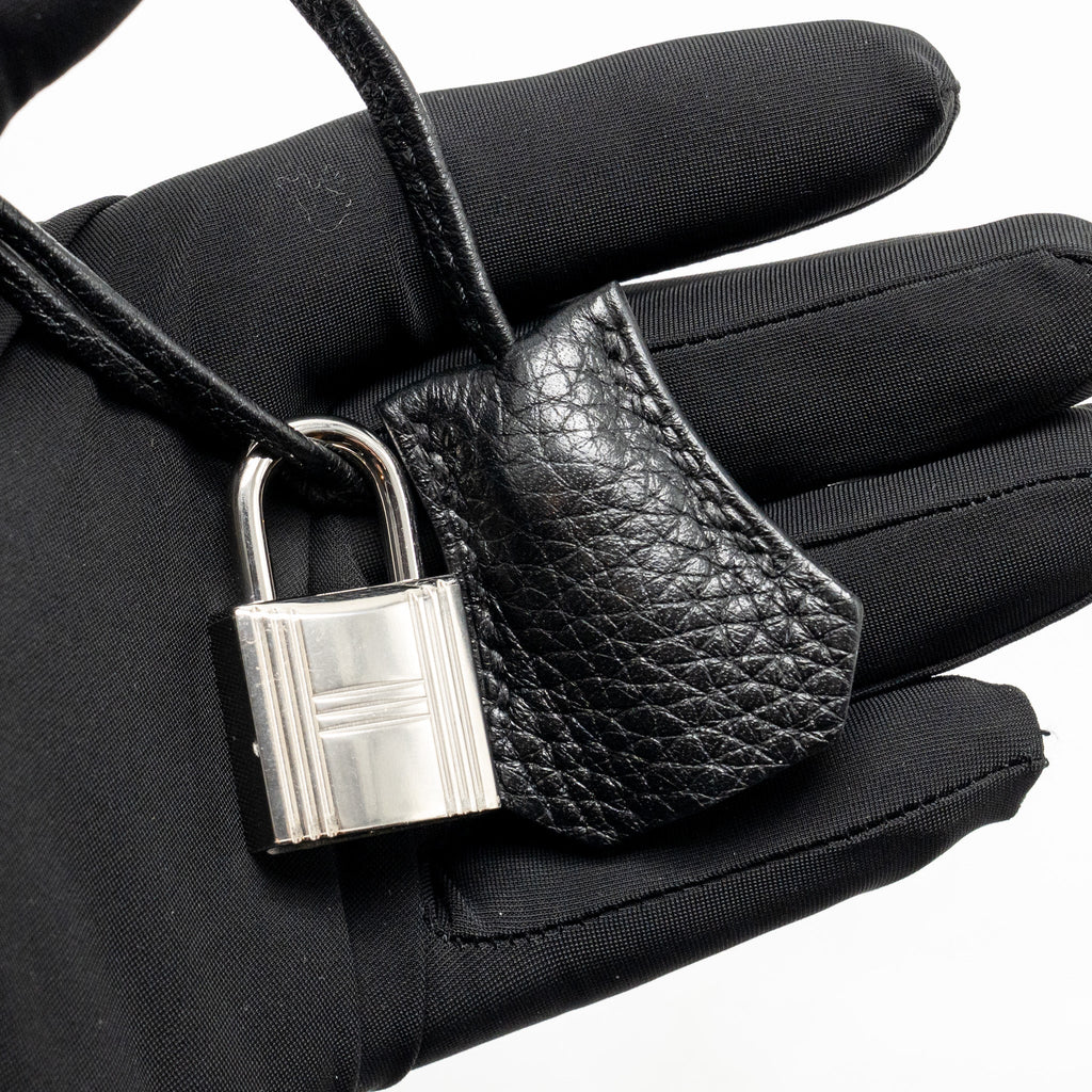 Hermes Kelly 28 Clemence Black SHW