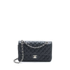 CHANEL MEDIUM CLASSIC FLAP BAG CAVIAR BLACK SHW
