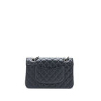 CHANEL MEDIUM CLASSIC FLAP BAG CAVIAR BLACK SHW