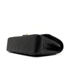 CHANEL MEDIUM CLASSIC DOUBLE FLAP BAG CAVIAR BLACK GHW (MICROCHIP)