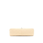 CHANEL CLASSIC JUMBO DOUBLE FLAP BAG CAVIAR BEIGE SHW