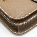 HERMES MINI CONSTANCE CHÈVRE MYSORE ETOUPE GHW