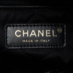 CHANEL 22 BAG MEDIUM SHINY CALFSKIN BLACK GHW (MICROCHIP)