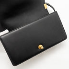 CHANEL MEDIUM BOY BAG CALFSKIN BLACK GHW (MICROCHIP)