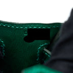 HERMES BIRKIN 25 SHINY CROCODILE 6Q VERT EMERAUDE GHW