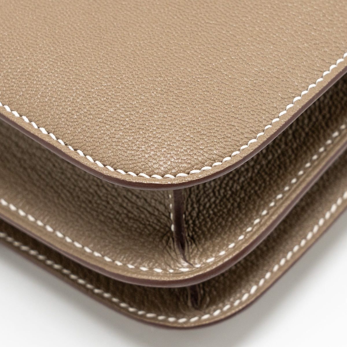HERMES MINI CONSTANCE CHÈVRE MYSORE ETOUPE GHW