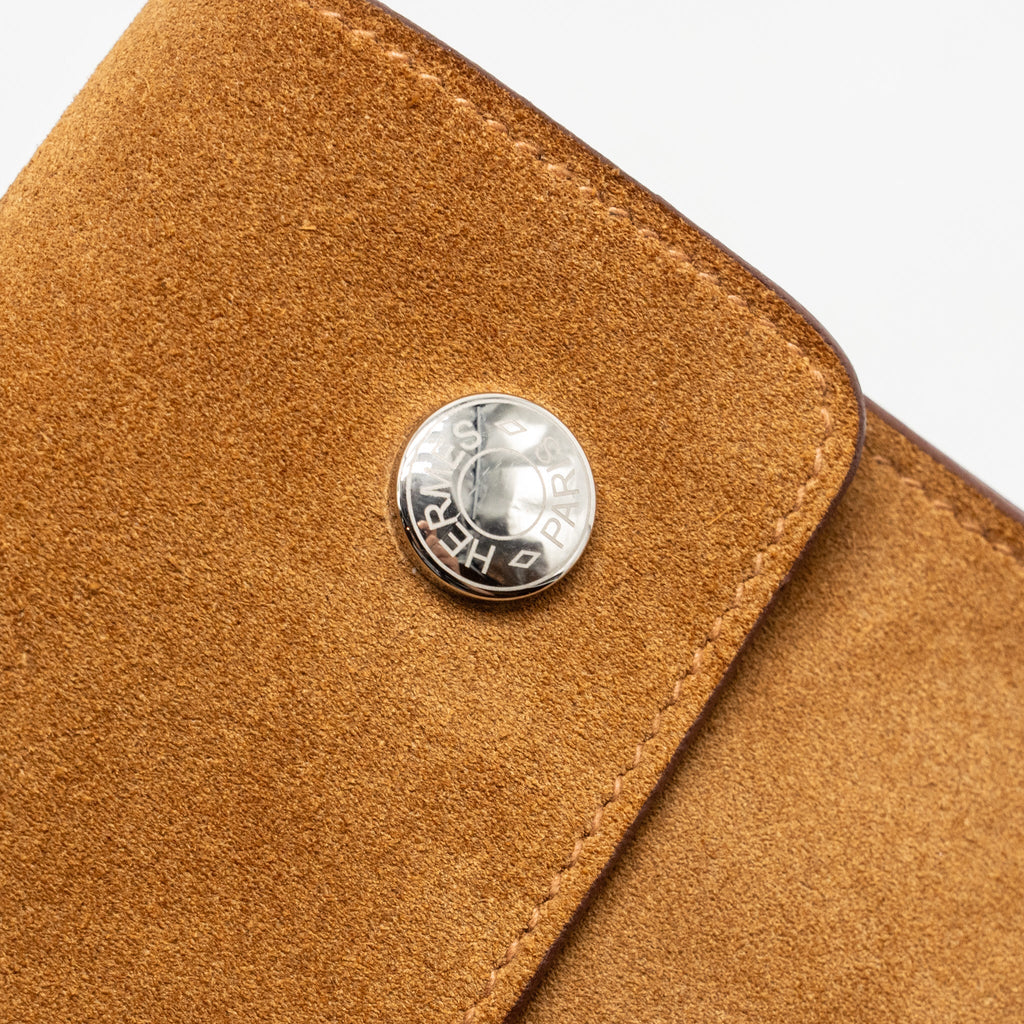 Hermes Hermesnap Suede / Swift Chamois / Sésame SHW
