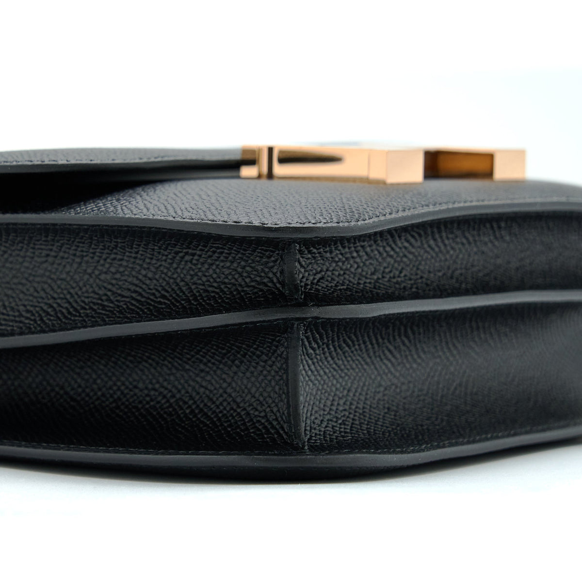 HERMES MINI CONSTANCE EPSOM BLACK RGHW