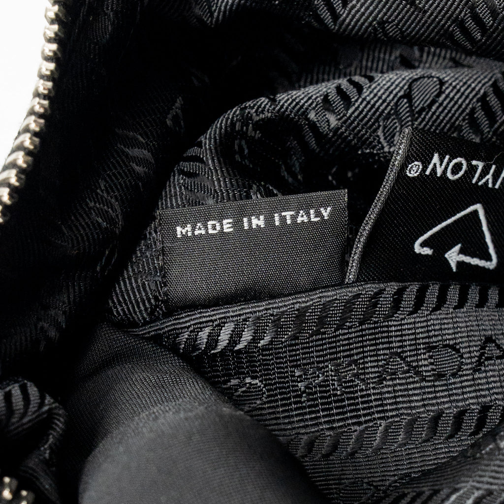 Prada Re-Edition 2005 Re-Nylon bag Recycled Polyamide Black SHW