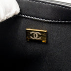 CHANEL MEDIUM BOY BAG CALFSKIN BLACK GHW (MICROCHIP)