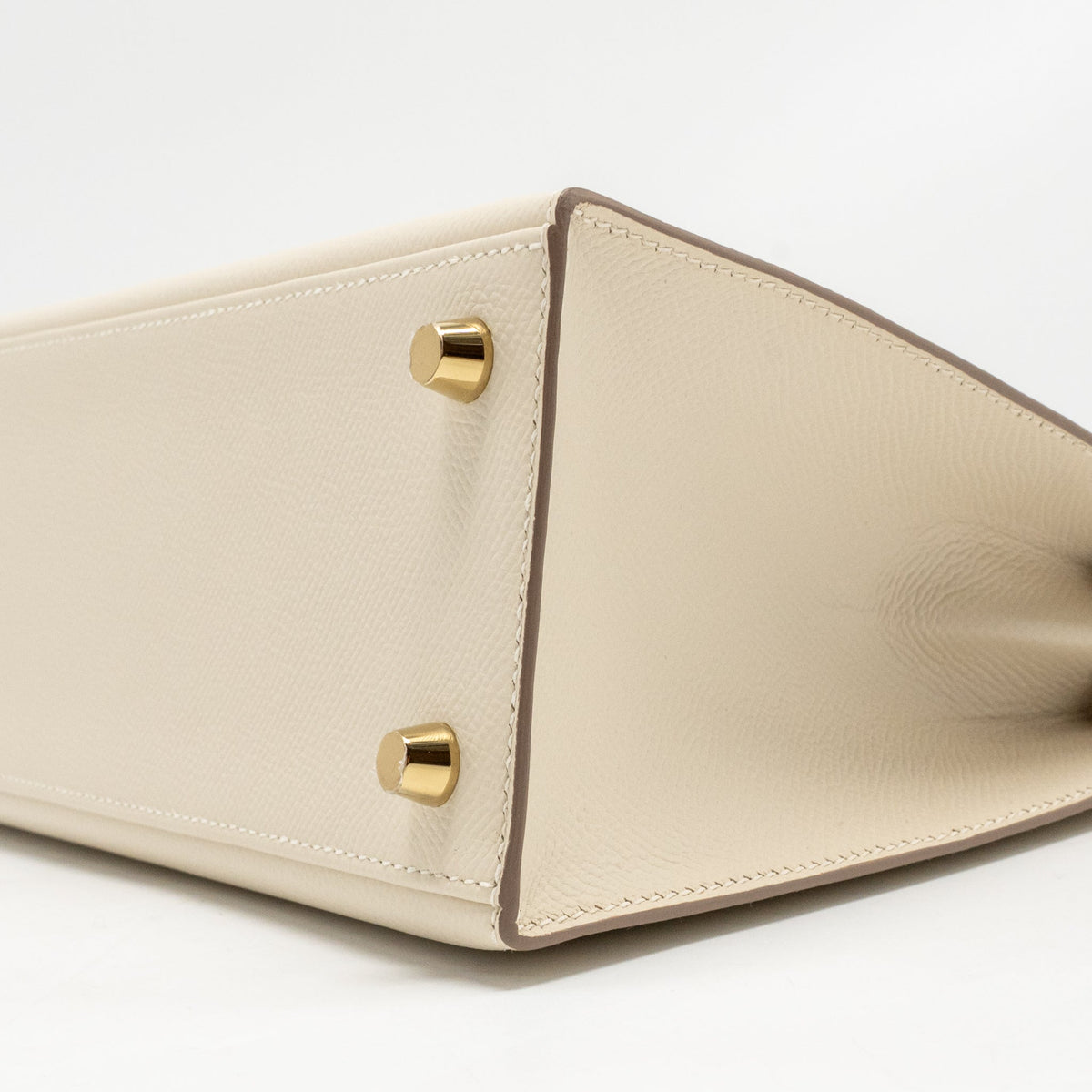 Hermes Kelly 25 Special Order Epsom Craie/Gold LGHW