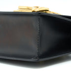 GUCCI MINI TOP HANDLE SYLVIE BAG BLACK GHW