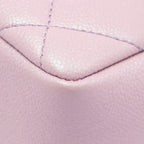 CHANEL 21K MY PERFECT MINI FLAP BAG CAVIAR IRIDESCENT PINK GHW (MICROCHIP)