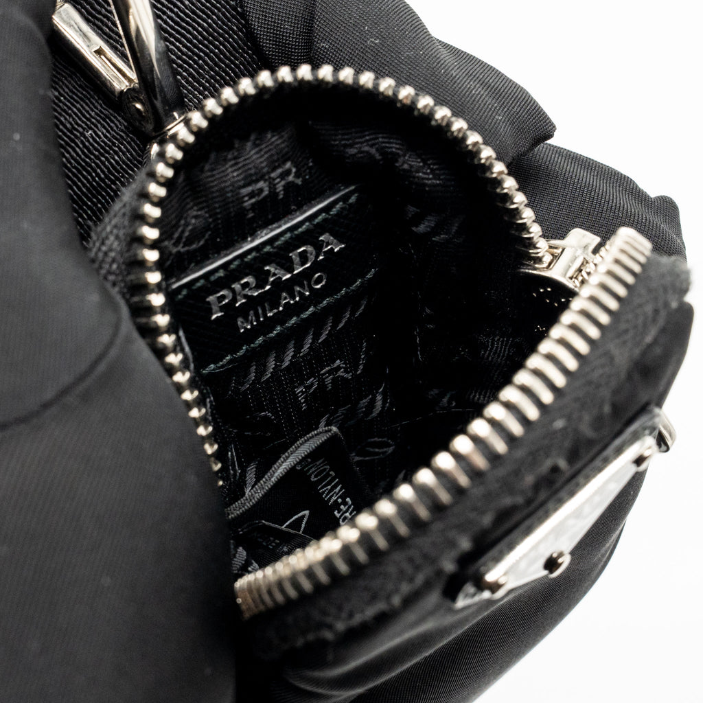 Prada Re-Edition 2005 Re-Nylon bag Recycled Polyamide Black SHW