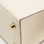 Hermes Kelly 25 Special Order Epsom Craie/Gold LGHW