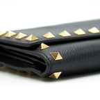 VALENTINO ROCKSTUD LONG WALLET BLACK