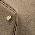 Hermes Picotin 18 Clemence etoupe GHW
