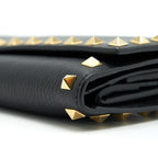 VALENTINO ROCKSTUD LONG WALLET BLACK