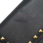 VALENTINO ROCKSTUD LONG WALLET BLACK
