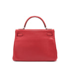 HERMES KELLY 32 CLEMENCE Q5 ROUGE CASAQUE SHW
