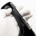 DIOR MEDIUM LADY DIOR EMBELLISHED CANNAGE LIMITED EDITION CALFSKIN BLACK LGHW