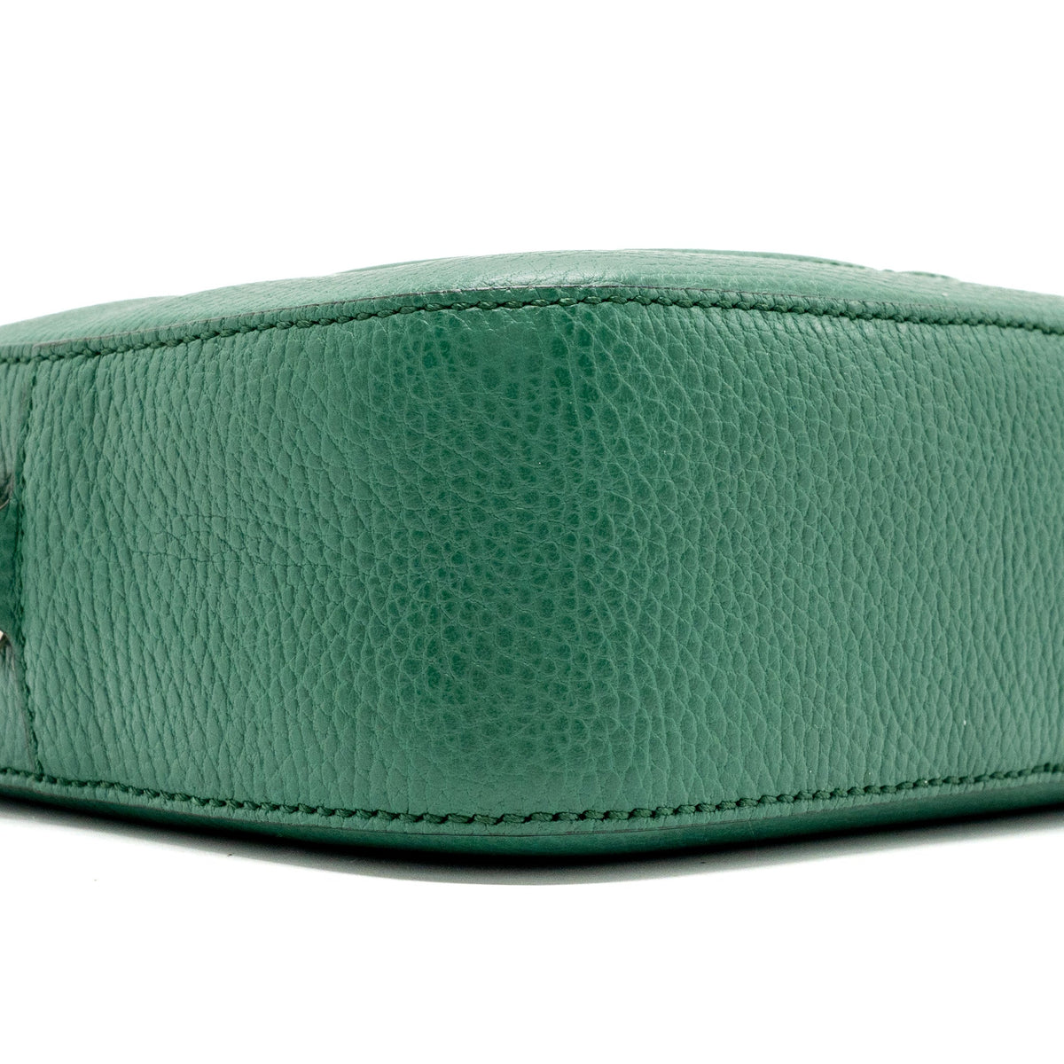 GUCCI DISCO SOHO CAMERA BAG CALFSKIN GREEN LGHW