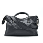 BALENCIAGA MEDIUM GIANT CITY BAG GREY WITH SHW
