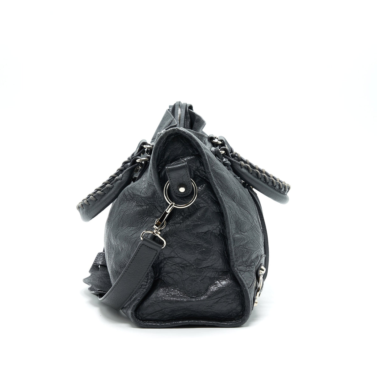 BALENCIAGA MEDIUM GIANT CITY BAG GREY WITH SHW