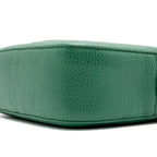 GUCCI DISCO SOHO CAMERA BAG CALFSKIN GREEN LGHW