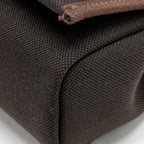 Hermes herbag mini canvas / hunter leather ebene GHW