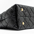 CHANEL 2.55 REISSUE TOTE BAG QUILTED AGED CALFSKIN BLACK GHW