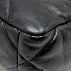 CHANEL SMALL 19 BAG LAMBSKIN BLACK MULTICOLOR HARDWARE (MICROCHIP)