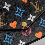 LOUIS VUITTON FELICIE POCHETTE GAME ON LIMITED EDITION MONOGRAM CANVAS GHW