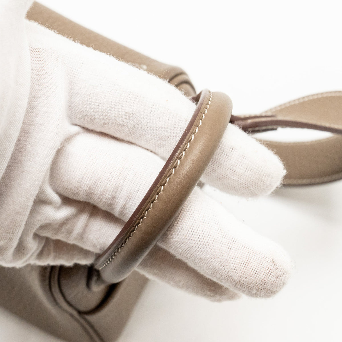 Hermes Mini Lindy Clemence Etoupe SHW