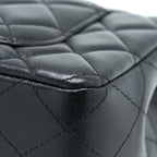 CHANEL MINI RECTANGULAR FLAP BAG LAMBSKIN BLACK GHW