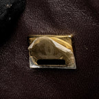 CHANEL SMALL CLASSIC DOUBLE FLAP BAG LAMBSKIN DARK BROWN LGHW (MICROCHIP)