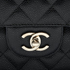 CHANEL LARGE HOBO GABRIELLE BAG BLACK WITH GOLD AND SLIVER HARDWARE