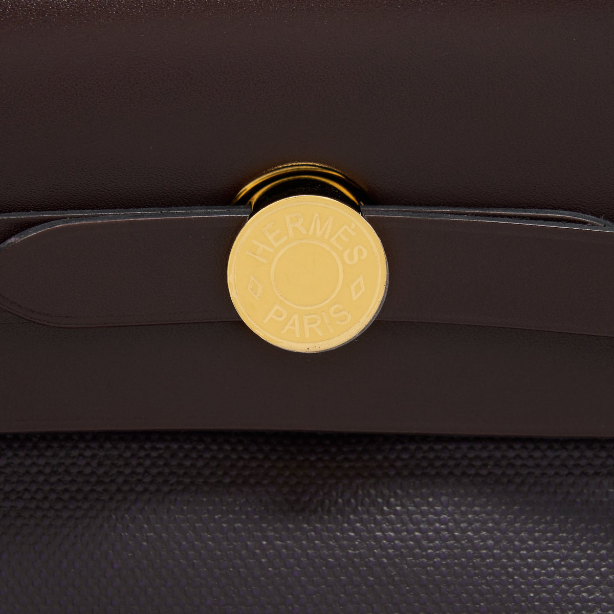 Hermes Herbag 31 Cassis/Ecru/Noir/Rouge Sellier GHW