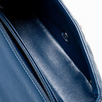Chanel Mini Rectangular Flap Bag Lambskin Navy SHW