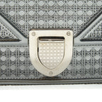 DIOR MEDIUM DIORAMA METALLIC SILVER SHW